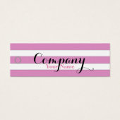 バラフローラバラと白ストライプ – 価格ラベル (正面)