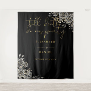 バラフローラパーティー結婚ゴシックの写真プロップ タペストリー