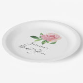 バラフローラブライダルシャワー ペーパープレート (アングル)