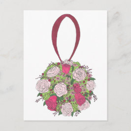 バラフローラボールウェディング日付はがきを保存 案内ポストカード