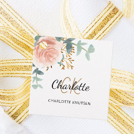 バラフローラユーカリプトゥスモノグラム名事業ラベル フェイバータグ