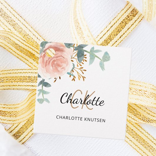 バラフローラユーカリプトゥスモノグラム名事業ラベル フェイバータグ