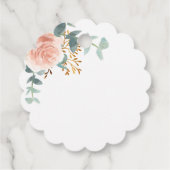 バラフローラユーカリプトゥスモノグラム名事業ラベル フェイバータグ (裏面)