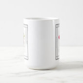 バラフローラヴィンテージ母の日 コーヒーマグカップ (中央)