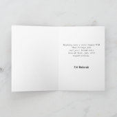 バラフローラ三日月イスラム灯イードムバラク カード (内部)