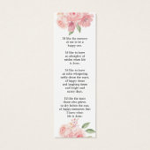 バラフローラ写真葬儀記念しおり (裏面)