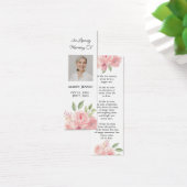 バラフローラ写真葬儀記念しおり (デスク)