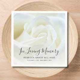 バラフローラ写真追悼式 スタンダードカクテルナプキン