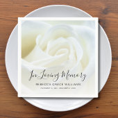 バラフローラ写真追悼式 スタンダードカクテルナプキン