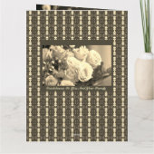 バラフローラ悔やみや弔慰 カード (裏面)