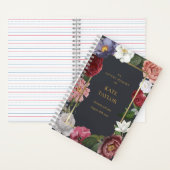 バラフローラ愛の記憶の葬儀ゲストブック ノートブック (内側)