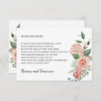 バラフローラ水彩願いウェルカード 招待状