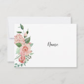 バラフローラ水結婚色のサンキューカード サンキューカード (裏面)