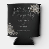 バラフローラ白黒ゴシック結婚ズ 缶クーラー (正面)