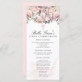 バラフローラ第一聖体 メニュー (正面/裏面)