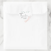 バラフローラ結婚と記念日ありがとう ハートシール (バッグ)