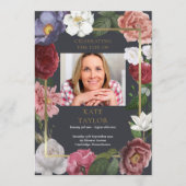 バラフローラ葬儀の写真順序 プログラム (正面)