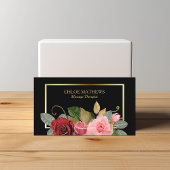 バラフローラ金ゴールドフレームプロフェッショナル 名刺