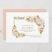 バラフローラ駆け落ち 案内状 (正面/裏面)