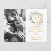 バラフローラ50th Anniversary写真を保存 案内ポストカード (正面)