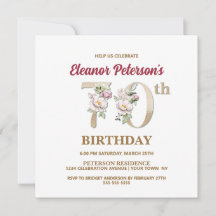 バラフローラE 70th誕生日パーティー