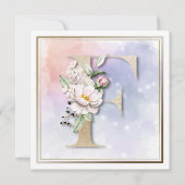 バラフローラF 70th誕生日パーティーの招待状 招待状 (裏面)