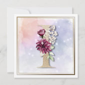 バラフローラI 40th誕生日パーティの招待状 招待状 (裏面)