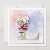 バラフローラL60th誕生日パーティーの招待状 招待状 (裏面)