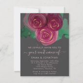 バラフローラQRコードグラファイトブルガンディマルサラ (正面)