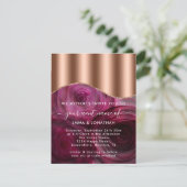 バラフローラQRコードバラ金ゴールド銅マルサラピンク (スタンド正面)