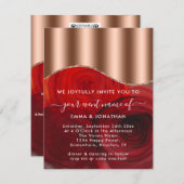 バラフローラQRコードバラ金ゴールド銅赤 (正面/裏面)