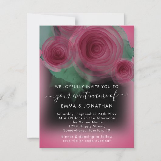 バラフローラQRコードマルサラベットブラック (正面)