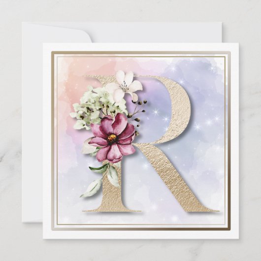 バラフローラR 16th誕生日パーティーの招待状 招待状 (裏面)