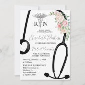 バラフローラRN看護学校卒業パーティー 招待状 (正面)