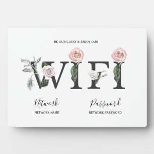 バラフローラWIFIゲストパスワード フォトプラーク
