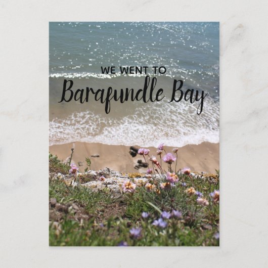 バラフンドルベイプルクーシャーウェールズランドスケープ写真 ポストカード (正面)