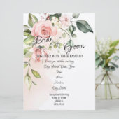 「バラブッシュ」結婚式招待状 招待状 (スタンド正面)