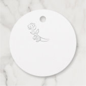 バラブモダンド白黒サンキューバッド フェイバータグ (裏面)