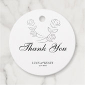 バラブモダンド白黒サンキューバッド フェイバータグ (正面)