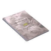 バラブライダルのシャワーの来客名簿 ノートブック (右側)