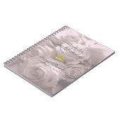 バラブライダルのシャワーの来客名簿 ノートブック (左側)