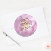 バラブライダルシャワークラシックラウンドステッカー ラウンドシール (封筒)