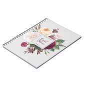 バラブライダルシャワーゲストリスト ノートブック (左側)