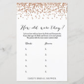 バラブライダルシャワーゲーム – 彼らはゲームを何歳だった (正面)