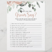 バラブライダルシャワー新郎は何と言った (正面)