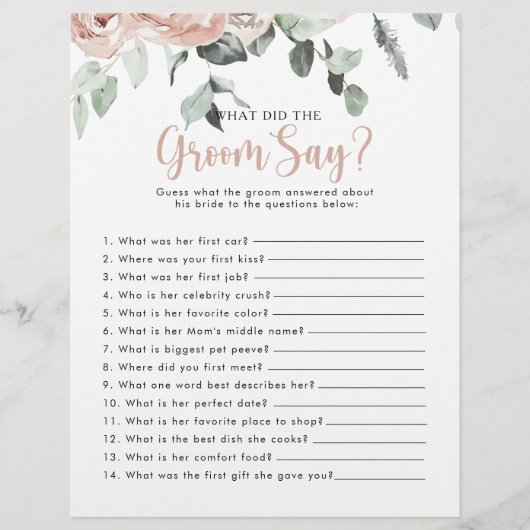 バラブライダルシャワー新郎は何と言った (正面)