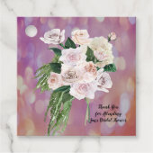 バラブライダルシャワー用メッセージカード フェイバータグ (正面)