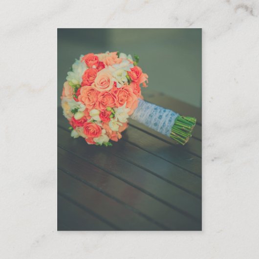 バラブライダルブーケ 名刺 (裏面)