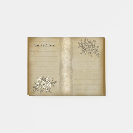 バラブランチVintagePost-Itノート ポストイット (正面)