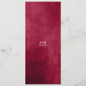 バラブルゴーニュ結婚/クリームのメニューID584 メニュー (裏面)